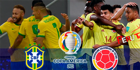 Brasil vs Colombia Copa América 2021